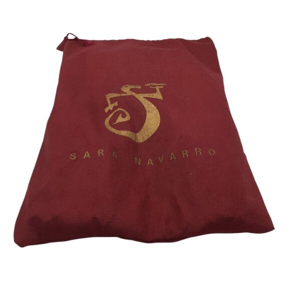 Sara Navarro Beige Linen Slide Mules SZ 37.5 - Picture 12 of 12